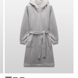 Reigning Champ Gray Hooded Robe
